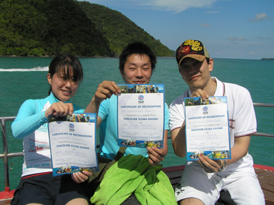 2009年6月12日　ラチャヤイ島　体験ダイビング