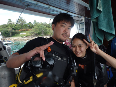 2014年10月2日　ラチャヤイ島　体験ダイビング・ファンダイビング