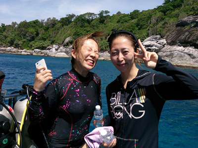 2014年11月17日18日　ラチャノイ島ラチャヤイ島・ピピ島シャークポイント　ファンダイビング